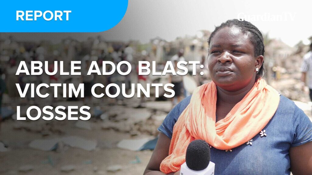 Abule Ado Blast: Victim narrates her ordeal