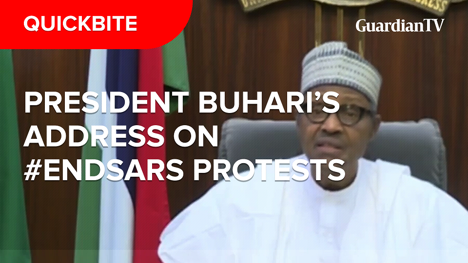 President Buhari’s address on #EndSARS protest