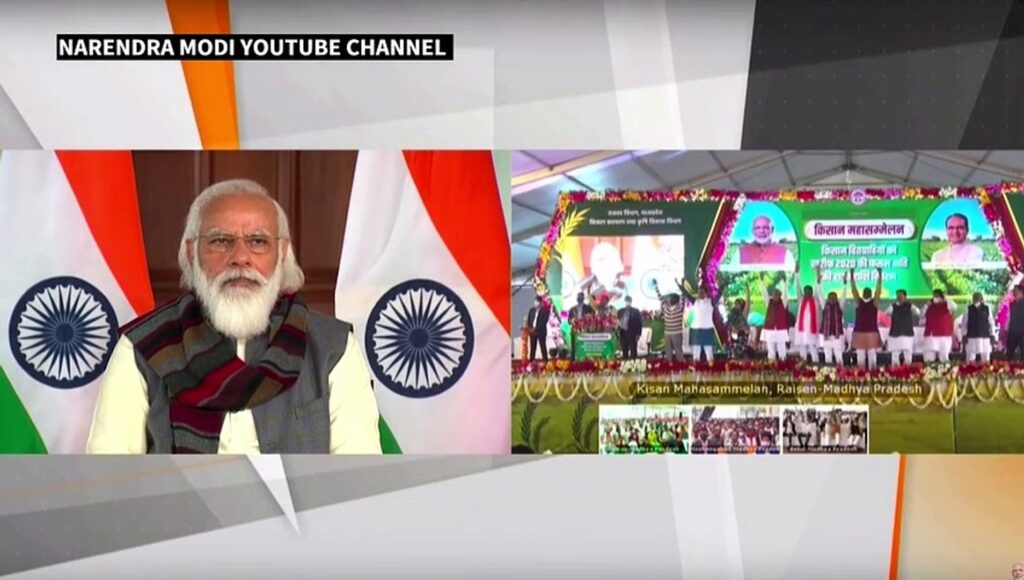 India’s Modi addresses farmers amid protests against farm laws