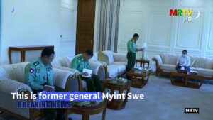 Myanmar coup: Acting president’s meeting with military officials
