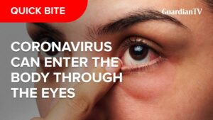 How coronavirus can enter the body through the eyes