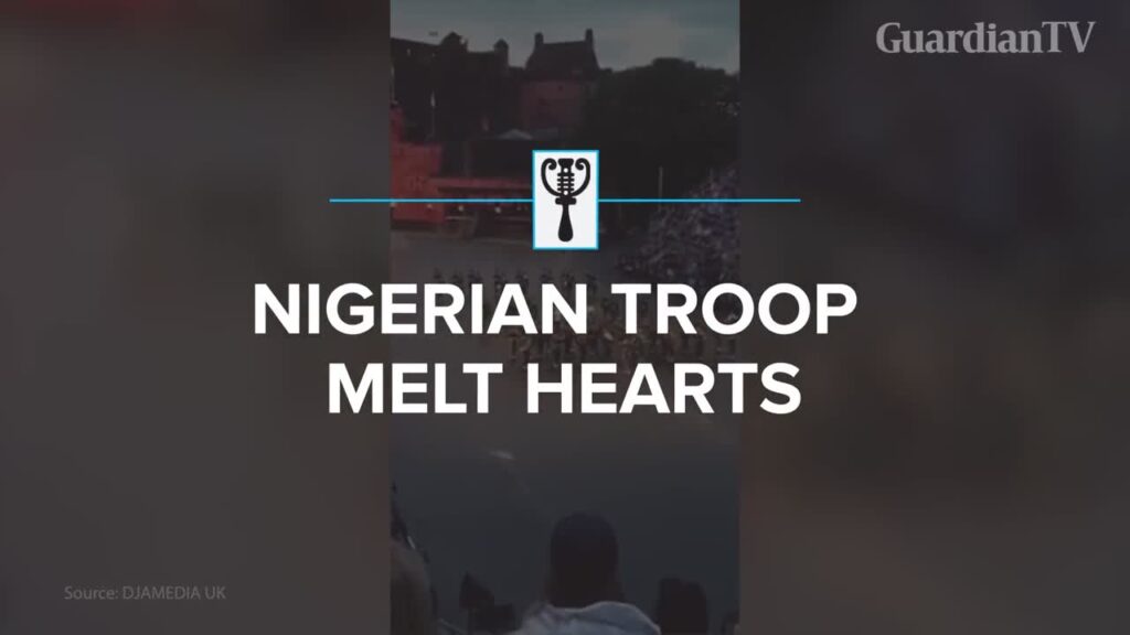Nigerian troop melt hearts