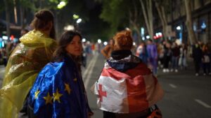 Protests erupt as Georgia moves forward with Russian-style ‘foreign agents’ bill