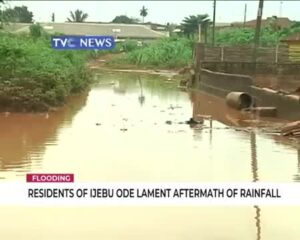 Residents of Ijebu Ode lamen aftermath of rainfall