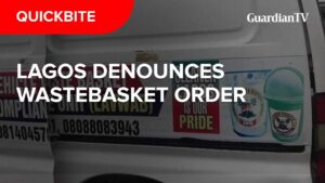 Lagos denounce wastebasket order
