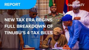 New tax era begins: Full breakdown of Tinubu's four tax bill