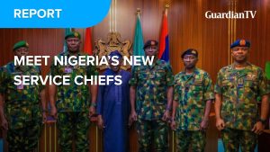 Meet Nigeria's new service chiefs