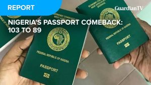 Nigeria's passport comeback: 103 to 90