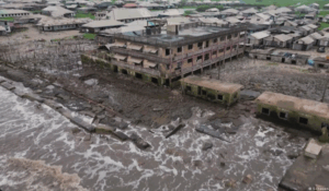 Rising seas threaten Nigeria's coastal communities